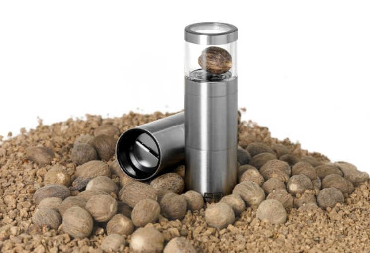 Nootmuskaatmolen Giftset, met 3 Nootmuskaat Bollen - AdHoc | Muskatino