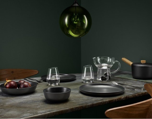 Nordic Kitchen Bord - Ø 18 cm - Zwart - Eva Solo