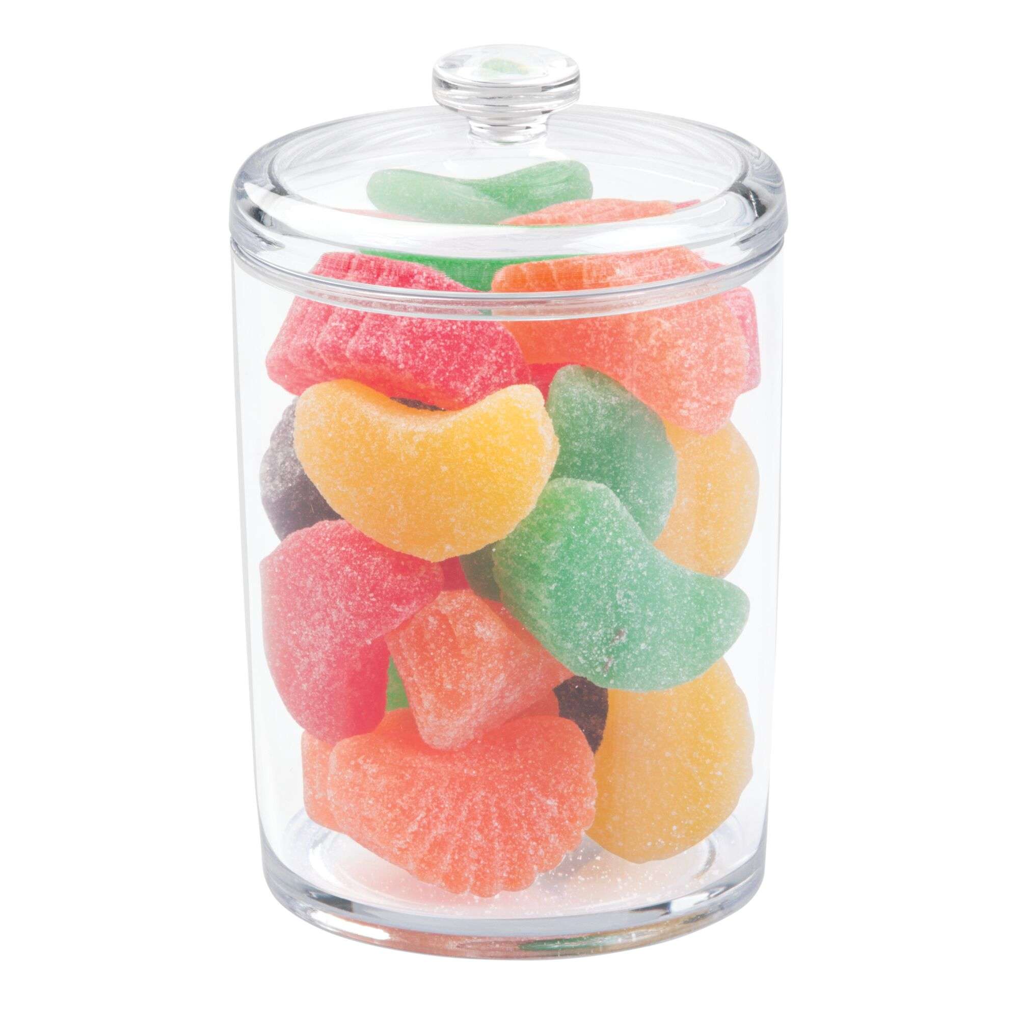 Voorraadpot met Deksel, Klein, 20.3 x 9.5 x 8.6 cm, Transparant, Kunststof - iDesign