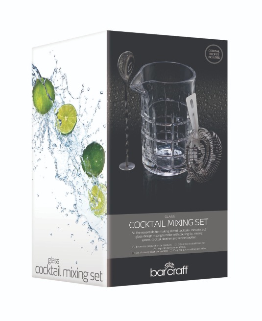Cocktail Set, 3 Delig, Glas - BarCraft
