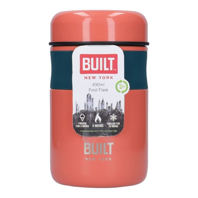 Thermos Lunchbox, 0.49 L, Oranje - BUILT New York | Active