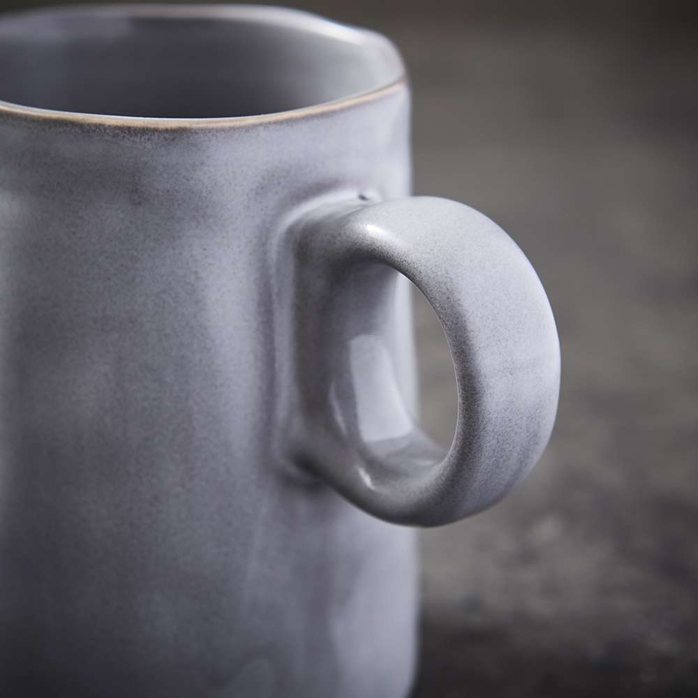 Beker, Mok, Set van 4 Stuks, 325 ML, Rustiek Effect, Keramiek - Barbary & Oak | Relic