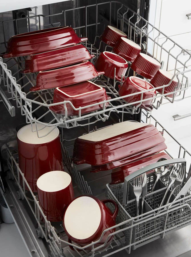 Ovenschalen Gift Set, 5 Delig, Rood, Keramiek - Barbary & Oak | Foundry