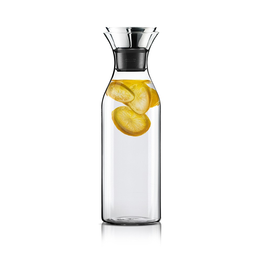 Koelkast Karaf, 1.4 L, Glas, Zwart - Eva Solo