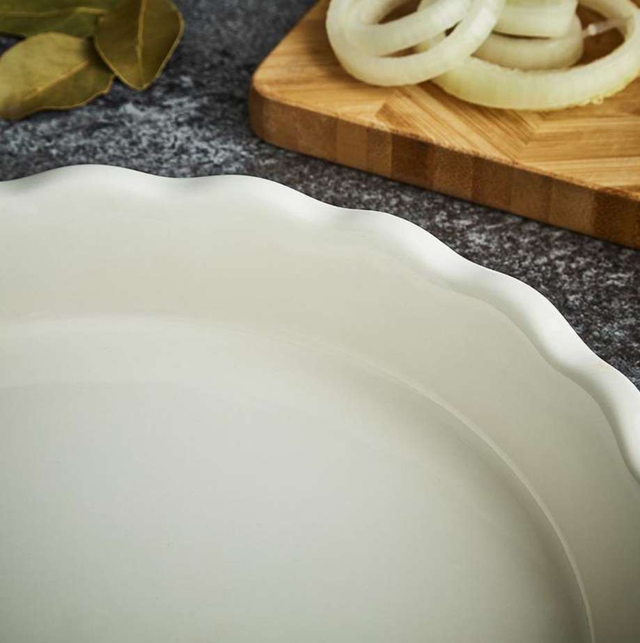 Taartvorm, Ovenschaal, ø 27 cm, Rond, Rood, Keramiek - Barbary & Oak | Foundry