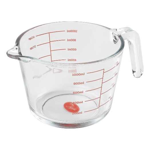 Maatbeker, 1 L, Borosilicaatglas - Tala