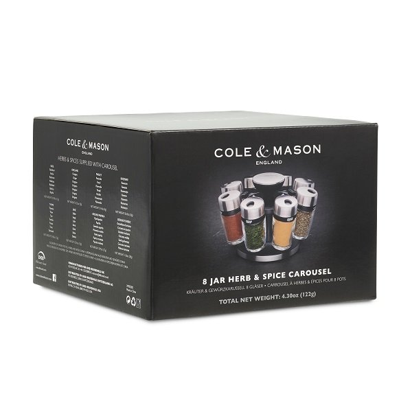 Kruidenrek, 8 potjes - Cole & Mason