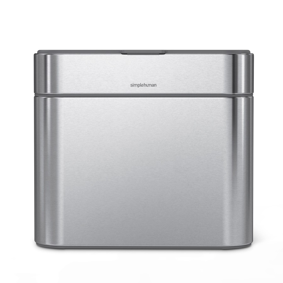 Afvalemmer, Compost, 4 liter, Zilver - Simplehuman