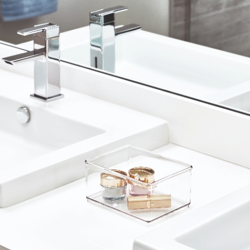 Opbergbox, Medium, 16.5 x 12 x 8.5 cm, Kunststof – iDesign | The Home Edit