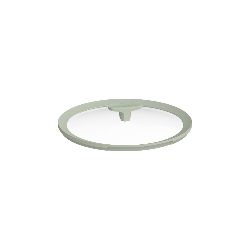 Balance Deksel, 32 cm, Sage, Glas, Siliconen - BergHOFF | Leo Line