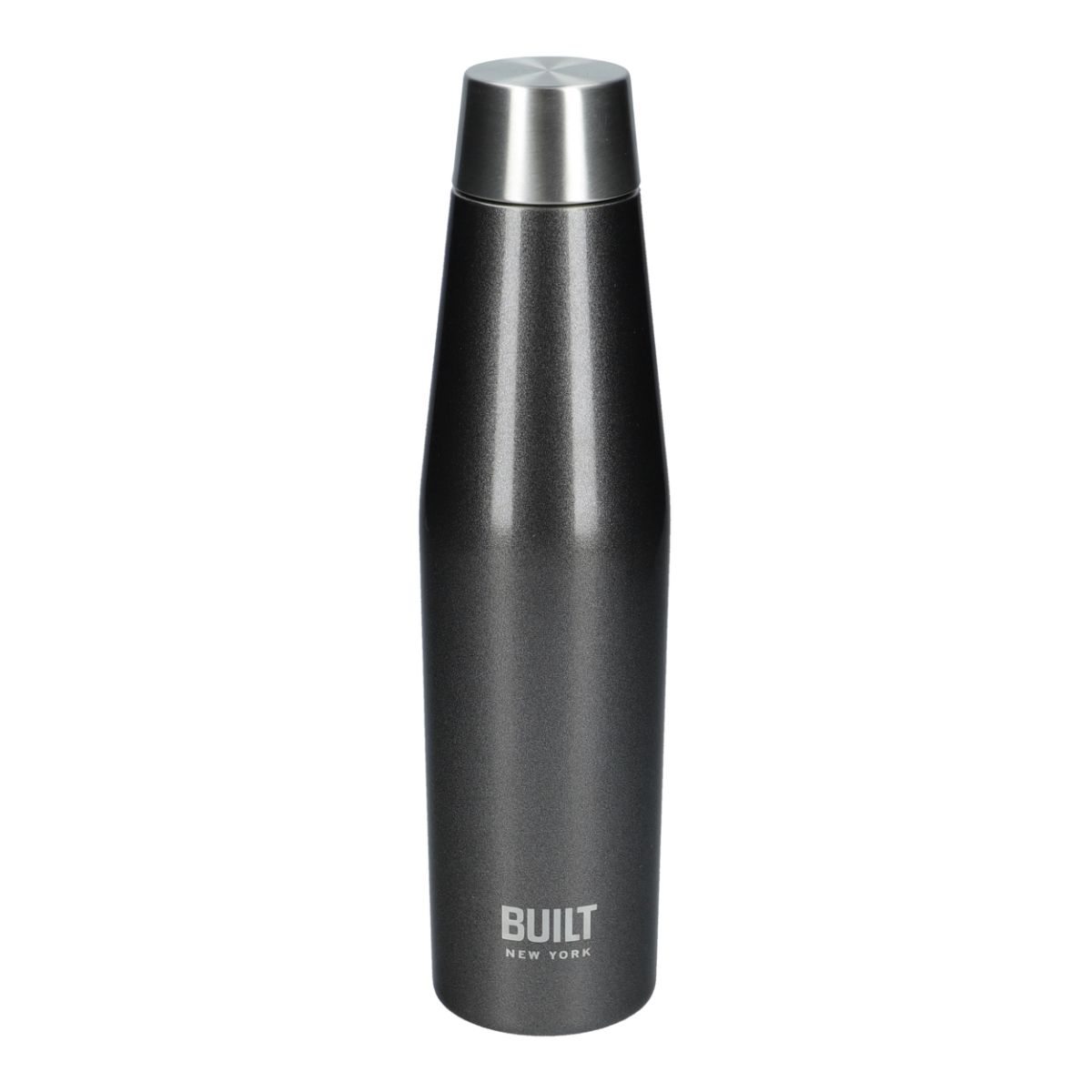 Dubbelwandige Thermosfles, 0.54 Liter, Antraciet - BUILT New York | Perfect Seal 