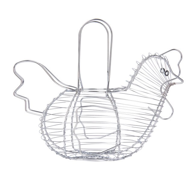 KitchenCraft Chrome Plated Storage Basket