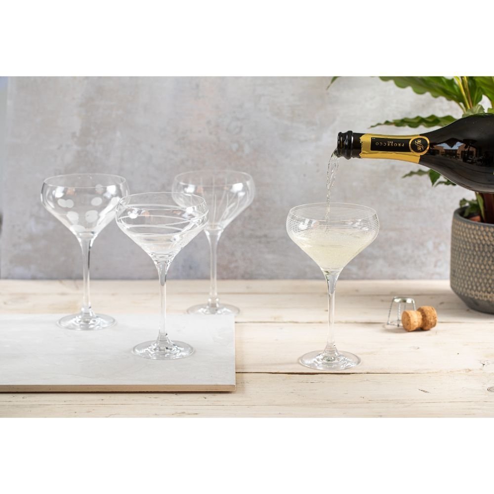 Set van 4 Champagneglazen, 0.4 L - Mikasa | Cheers