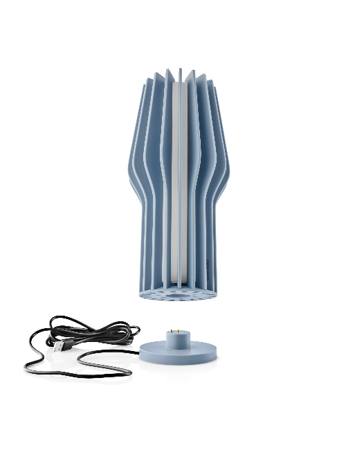 LED Lamp, Tafellamp, Blauw, 11 x 11 x 25 cm, Rubber, Kunststof -  Eva Solo | Radiant