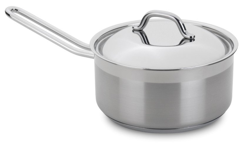 Steelpan met deksel, RVS, 16 cm - Silampos