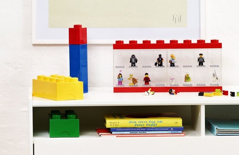 Opbergbox Minifiguur 16, Rood - LEGO