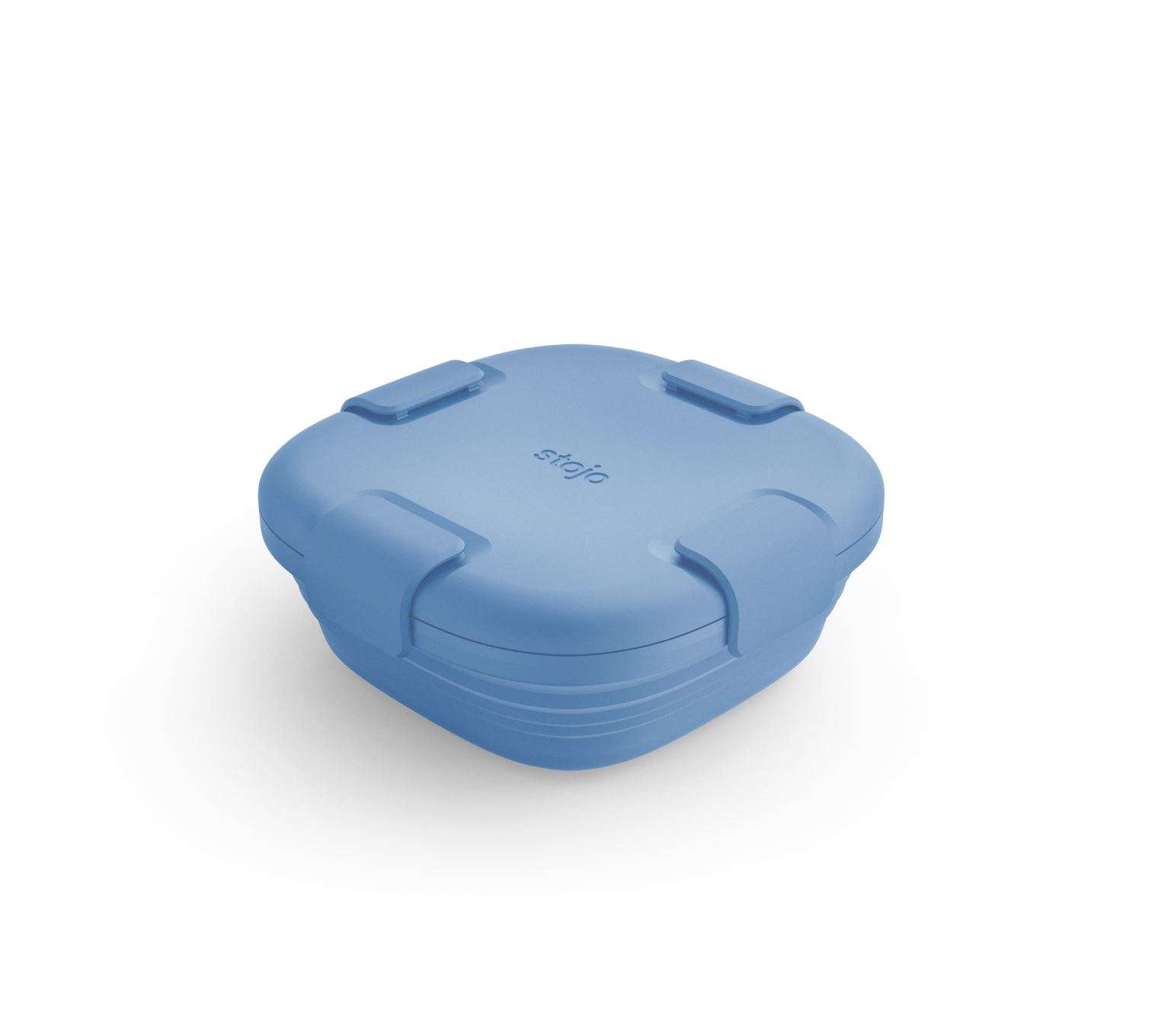 Lunchbox Bowl, Steel - 700ml - Blauw - Opvouwbaar | Stojo