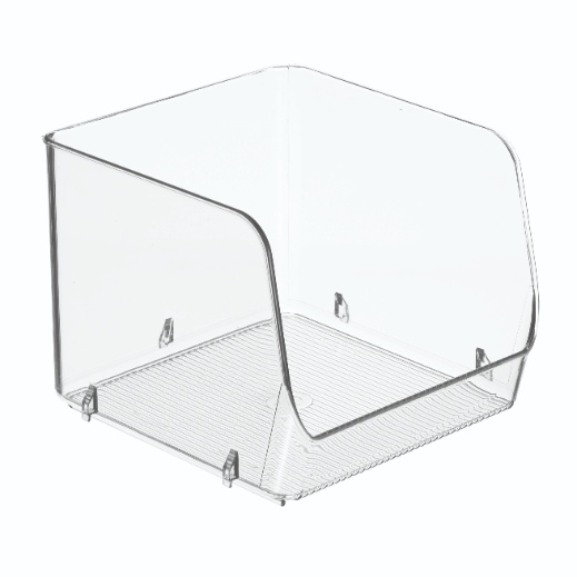 Open Opbergbox, 15.2 x 15.2 x 13.3 cm, Stapelbaar, Kunststof, Transparant - iDesign | Linus