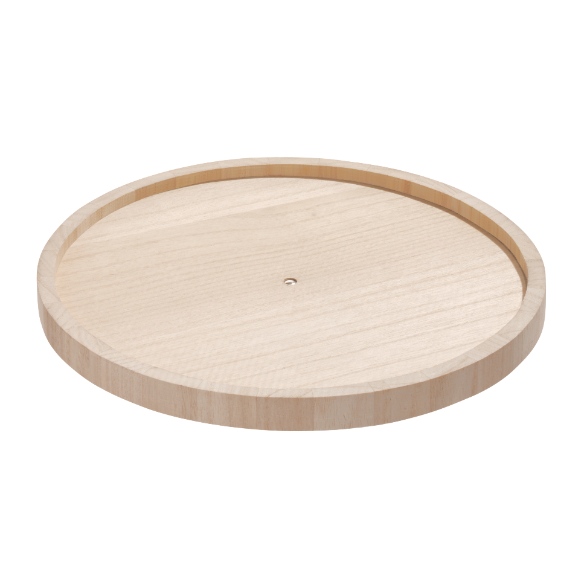 Draaiplateau, 26.7 cm, Plat, Paulownia Hout, Beige - iDesign  | Eco Wood Kitchen