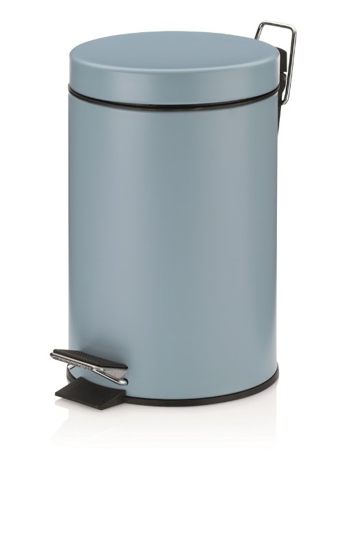 Monaco Pedaal Afvalemmer  - 3 liter - Licht Blauw - Kela