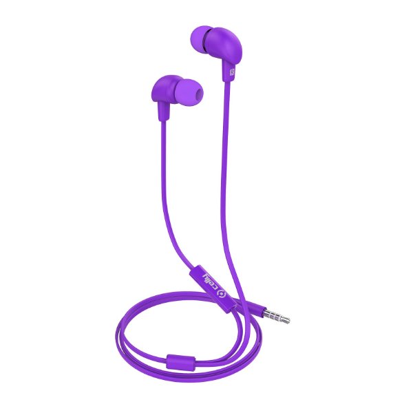 In-Ear Stereo Oordopjes UP600, Paars - Kunststof - Celly