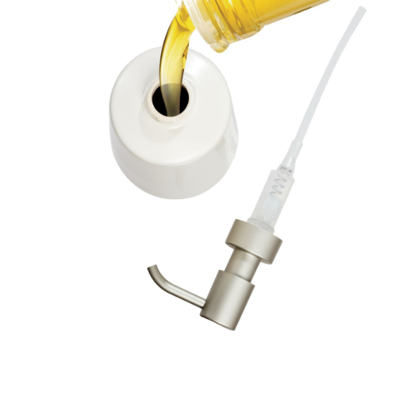 Zeeppomp, 355 ml, Keramiek, Kokos Wit - iDesign | Eco Vanity