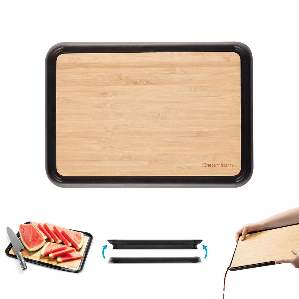 Snijplank Fledge Bamboe, 17,5cm - Bamboe & Kunststof | Dreamfarm