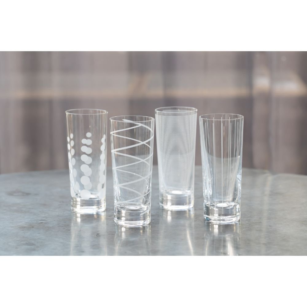 Set van 4 Longdrink Glazen, 0.55 L - Mikasa | Cheers