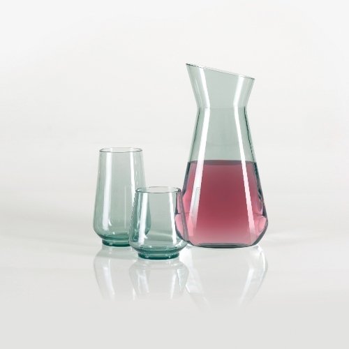 4-delige Glazenset Pangea, 55cl, Blauw - Kunststof - Omada