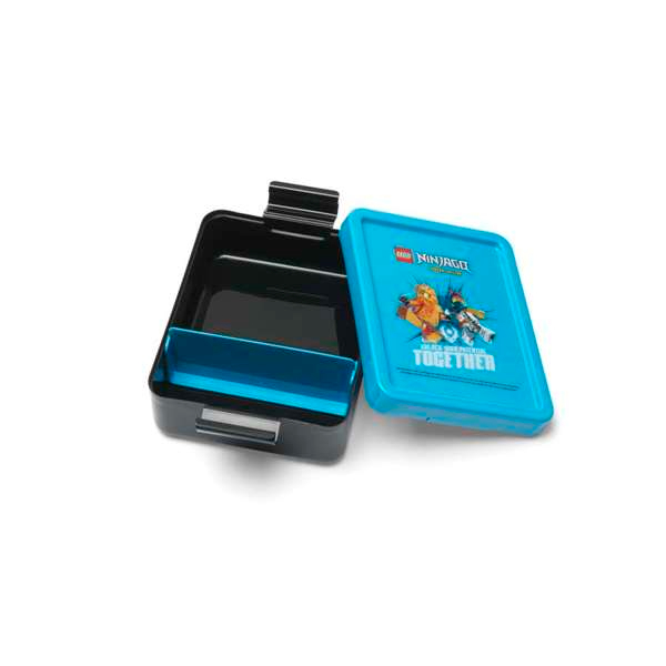 Lunchset Ninjago, Lunchbox met Drinkfles, 0.39 L, Blauw - LEGO