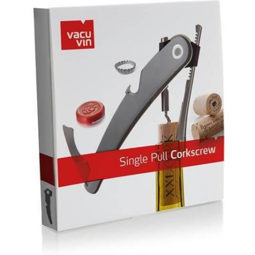 Single Pull ontkurker Zwart - Vacuvin