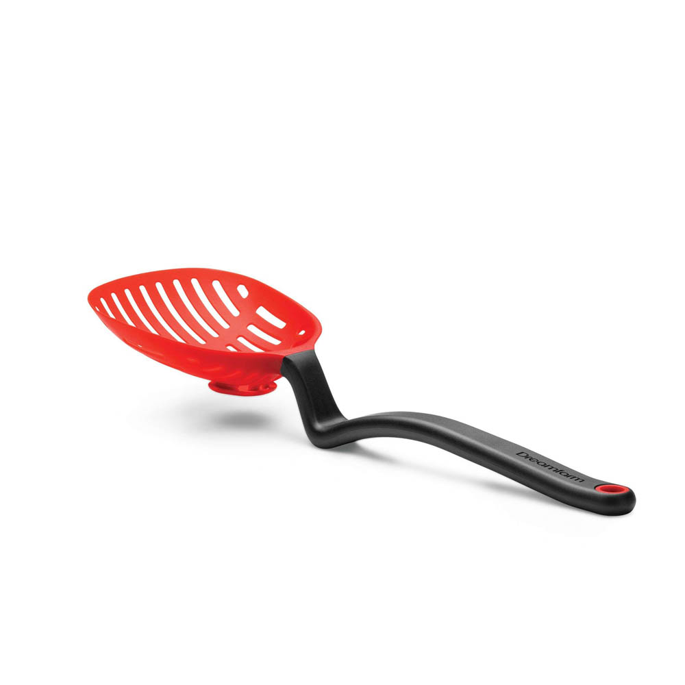 Schuimspaan, Lestrain - 35cm - Rood - Kunststof | Dreamfarm