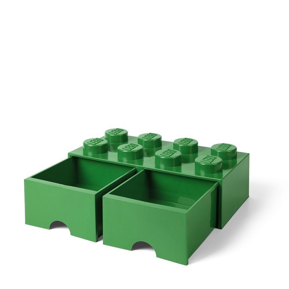 Opberglade Brick 8, Groen - LEGO