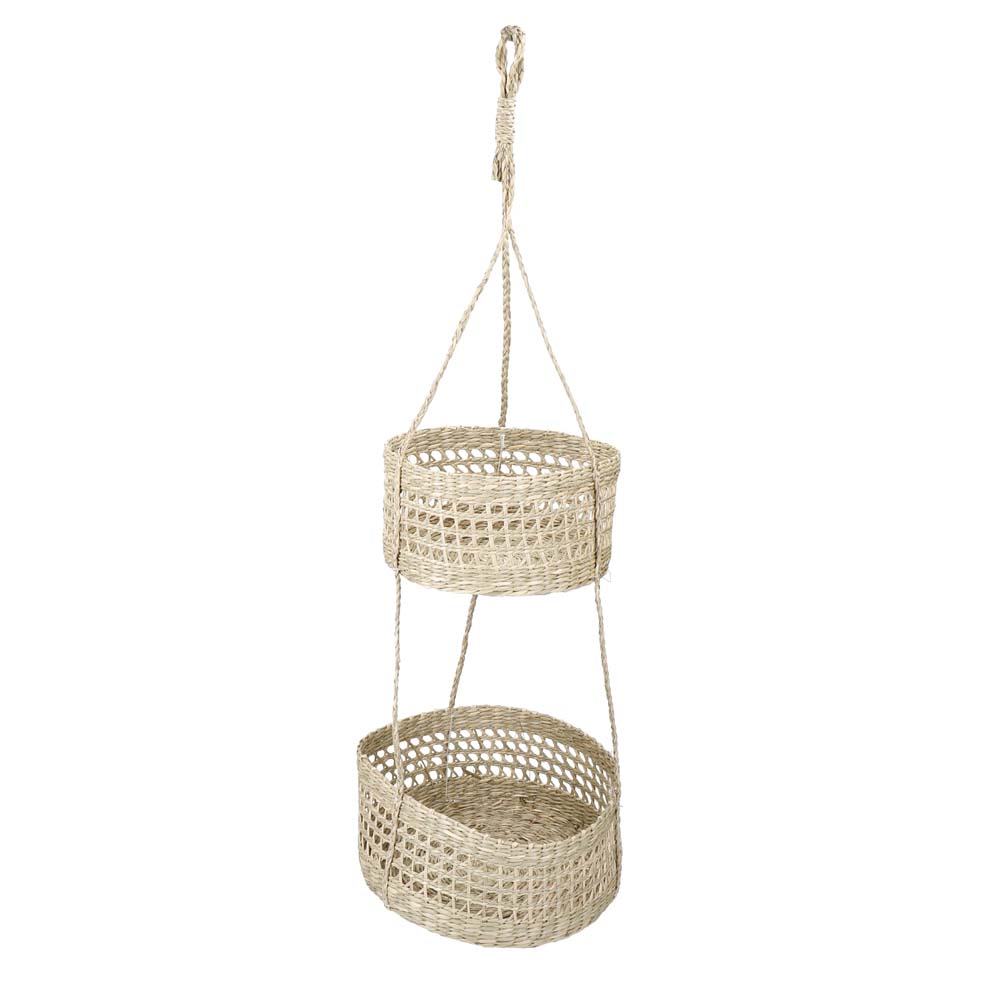 Plantenhanger - Seagrass , Zeegras - 2-laags - Duurzaam - Natural Elements | Eco Kitchen