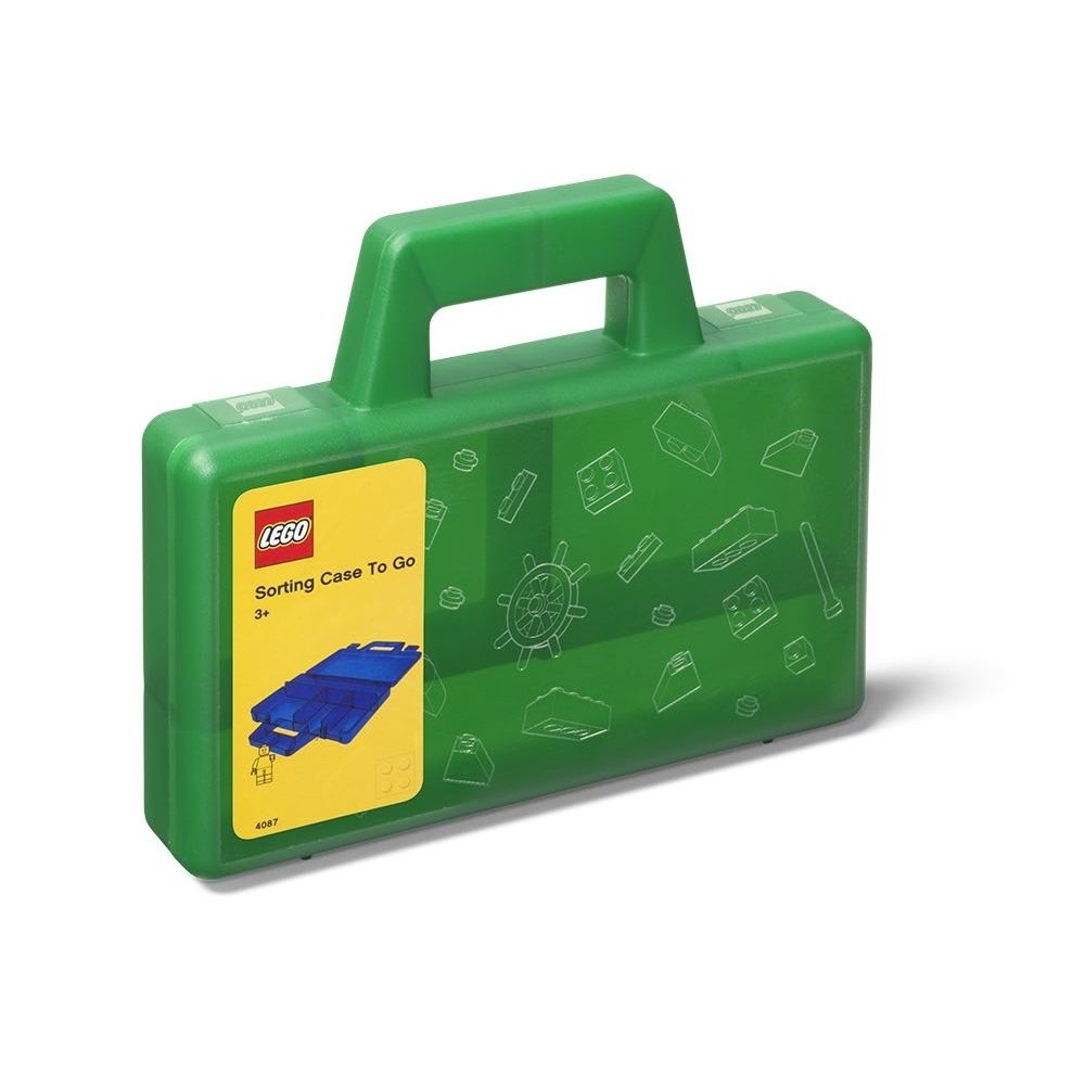 Sorteerkoffer To Go. Groen - LEGO