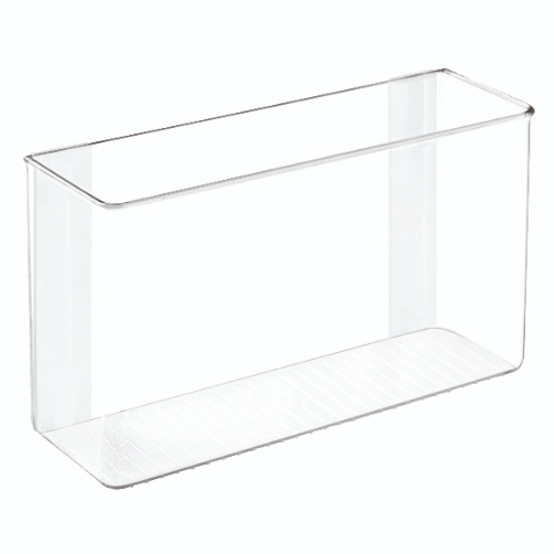 Wand Organizer, Ophangbaar, 27.9 x 8.9 x 16.5 cm, Kunststof, Transparant - iDesign | Affix Linus