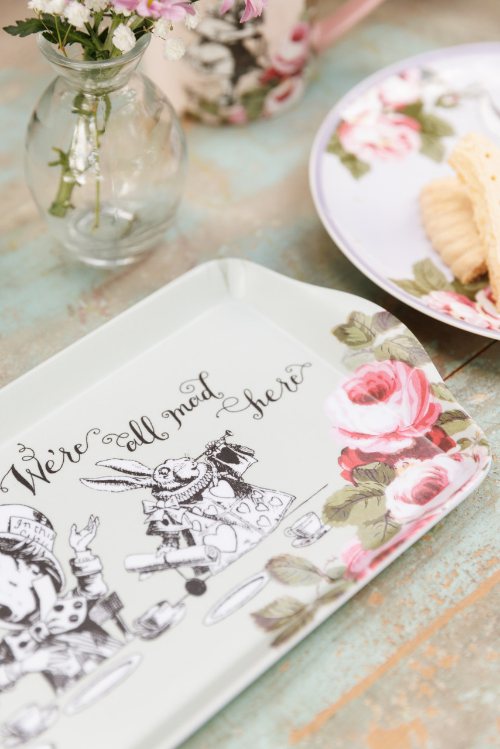 Mikasa x V&A Alice in Wonderland Melamine Serving Tray - 31x15cm