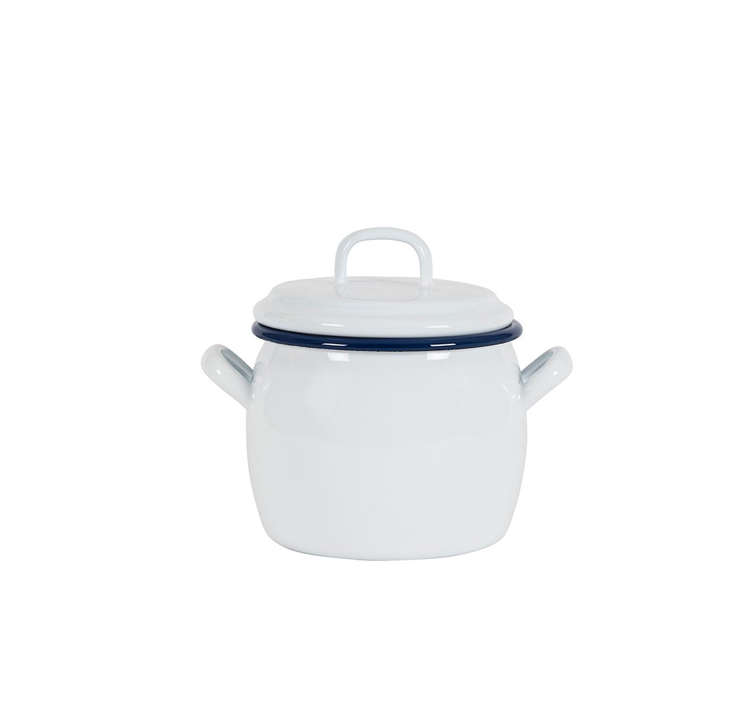 Kookpan met deksel Wit, 0,7 L - Kockums