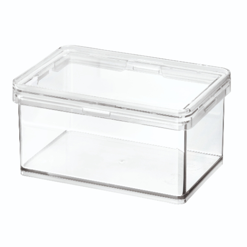 Voorraadbus met Deksel, 10.2 x 15.2 x 8 cm, 0.5 L, Kunststof - iDesign | The Home Edit