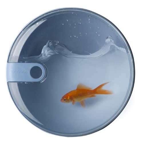 Lunchbox, Rond, Blauw, 750 ML - Omada | Pull Box