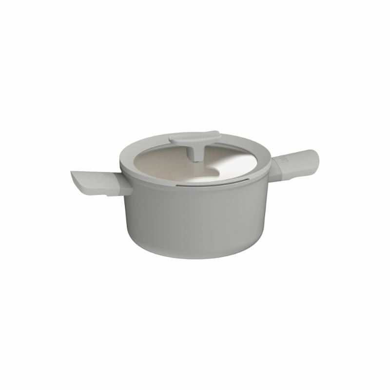 Balance Kookpan, Non Stick, 20 cm, 3 L, Moonmist, Gerecycled Aluminium - BergHOFF | Leo Line