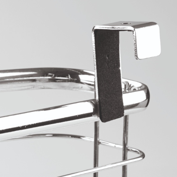 Plastic tassen Houder, 37.6 x 20.6 x 10 cm, RVS, Zilver - iDesign | Axis