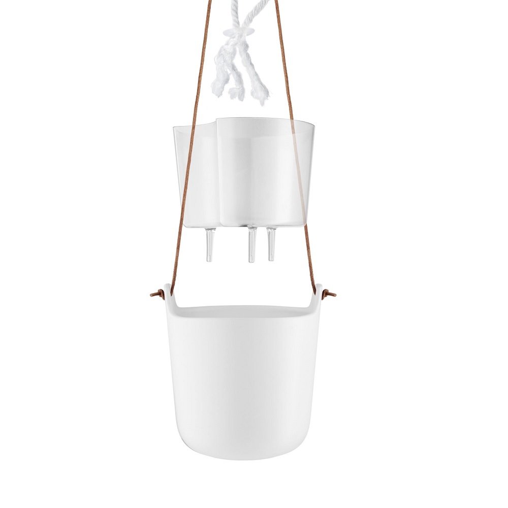 Hangende Bloempot met Bewateringssysteem - 15 cm - Wit - Eva Solo