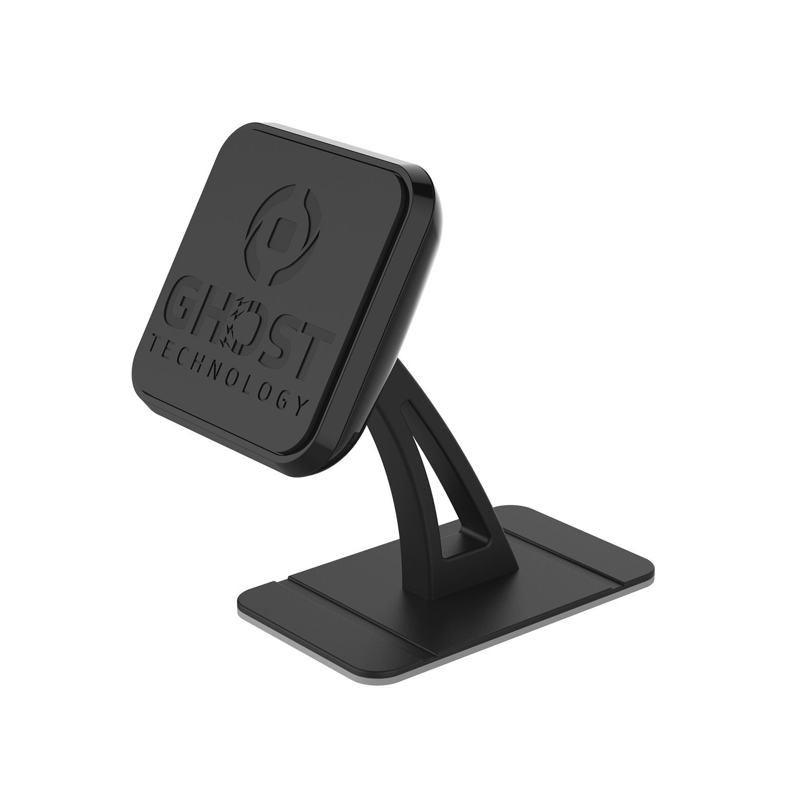 Ghost Magnetische Mini Dashboard Smartphonehouder, Zwart - Kunststof - Celly