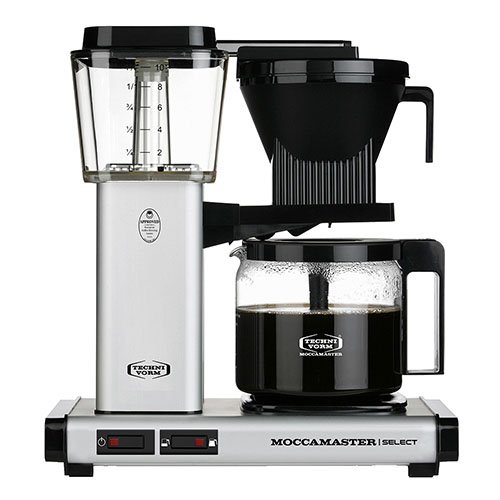 Filterkoffiemachine KBG Select, Matt Silver – Moccamaster