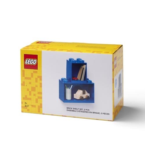 Iconic Brick Plank Set, Blauw - Polypropyleen - LEGO