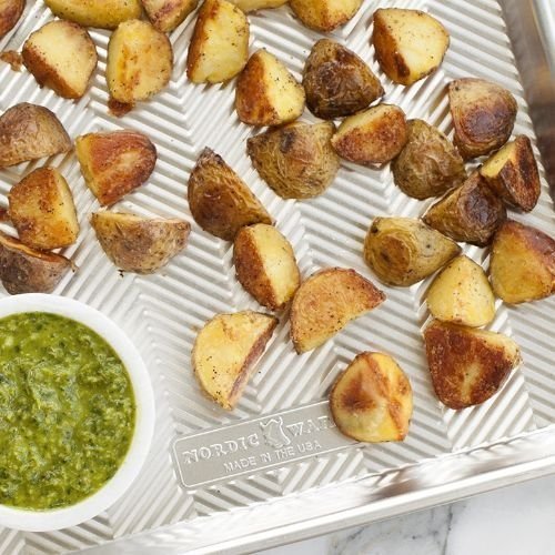 Bakplaat met Structuur, 45,5 x 32,8 cm, Aluminium - Nordic Ware | Naturals Prism