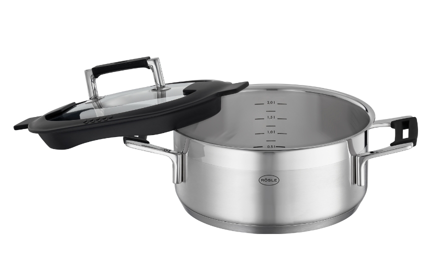 Kookpan, Laag, Ø 20 cm, 2.9 L - Rösle | Silence Pro