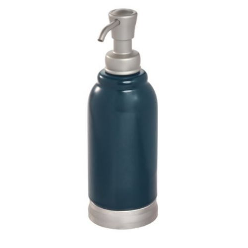 Zeeppompje, 317 ml, Keramiek/Kunststof, Blauw - iDesign | Bexley