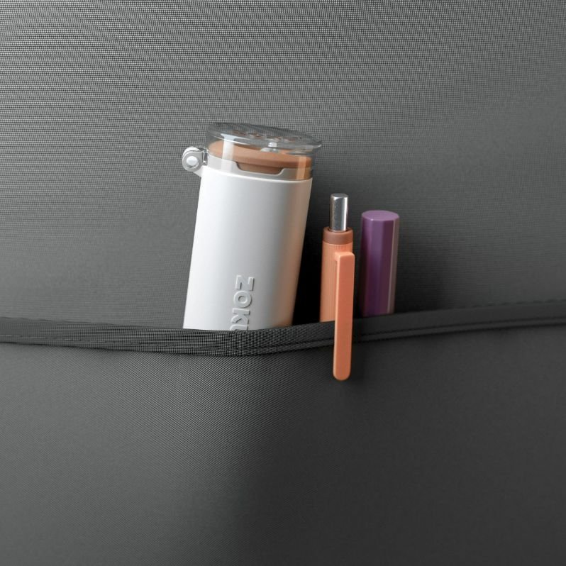 Vochtige Doekjes in Houder, Set van 20 stuks, Wit - Zoku